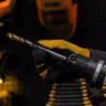 Сверло спиральное по металлу Denzel 12 x 151мм, Р6М5, Golden Tip, многогранная заточка, 718287 купить в Муравленко
