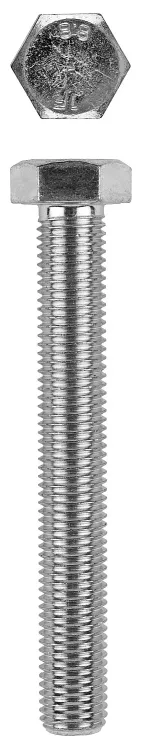 Болт с шестигранной головкой, DIN 933, кл. пр. 8.8, оцинкованный, M16x100мм, 25шт, KRAFTOOL 303074-16-100 303074-16-100 купить в Муравленко