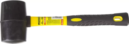 Киянка STAYER &quot;PROFESSIONAL&quot; резиновая ЧЕРНАЯ, с фиберглассовой ручкой 2054-65 купить в Муравленко