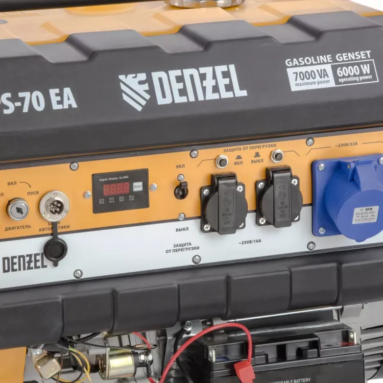 Генератор бензиновый Denzel PS 70 EA 946894 купить в Муравленко