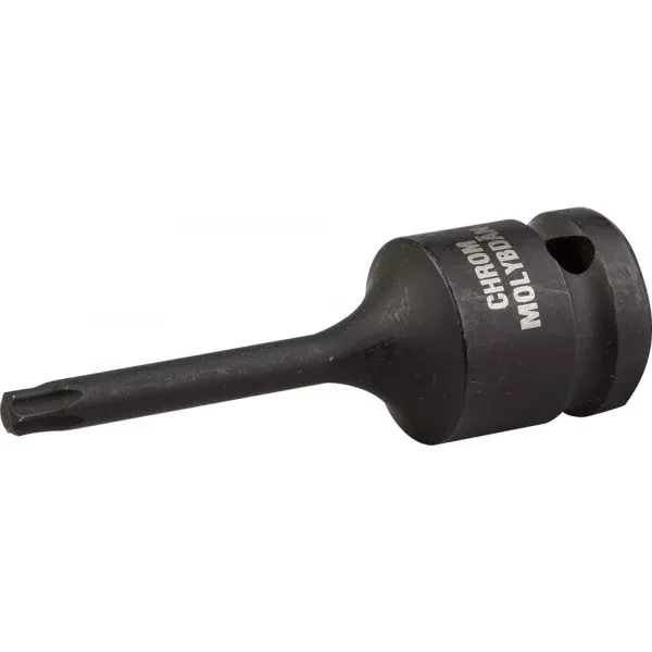 Торцовая головка KRAFTOOL "INDUSTRIE QUALITAT" ударная (1/2"), TORX, Cr-Mo, фосфатированная, T30 27952-30_z01 купить в Муравленко