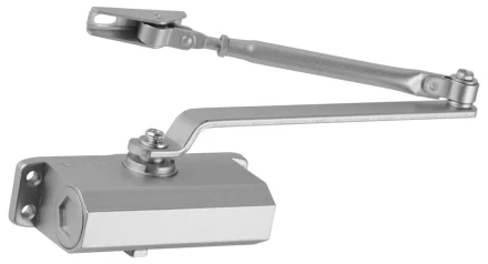 Доводчик дверной ЗУБР для дверей массой до 40 кг, цвет серебро 37910-50 купить в Муравленко