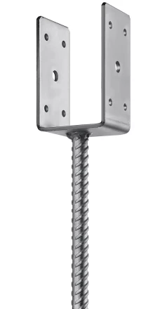 ЗУБР ОС-U, 71 x 120 x 60 мм, U-образное основание столба (310286-070) купить в Муравленко