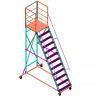 Лестница с площадкой передвижная ЛС-2500 купить в Муравленко