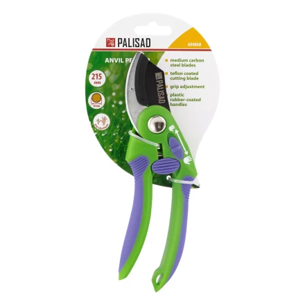 Секатор с наковальней Palisad 604868, регулировка захвата купить в Муравленко