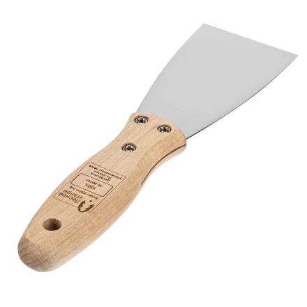 Шпательная лопатка из нержавеющей стали, 60 мм, буковая рукоятка, EFP Matrix 85613 купить в Муравленко