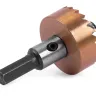 HSS-TiN коронка MESSER 30мм с центр. сверлом и толкающей пружиной для  лист. материала  до 2 мм ц/х купить в Муравленко