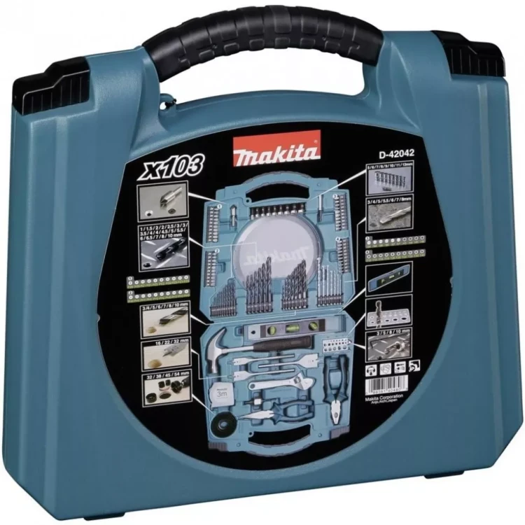 Универсальный набор Makita D-42042, 103 шт, в кейсе купить в Муравленко