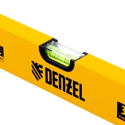 Уровень алюминиевый, 1000 мм, фрезерованный, 3 глазка Denzel 33683 купить в Муравленко