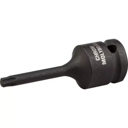 Торцовая головка KRAFTOOL &quot;INDUSTRIE QUALITAT&quot; ударная (1/2&quot;), TORX, Cr-Mo, фосфатированная, T40 27952-40_z01 купить в Муравленко