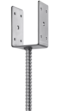 ЗУБР ОС-U, 81 x 120 x 60 мм, U-образное основание столба (310286-080) купить в Муравленко