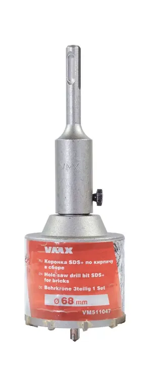 Коронка SDS+ ф68 мм по кирпичу в сборе VMX 511047 купить в Муравленко