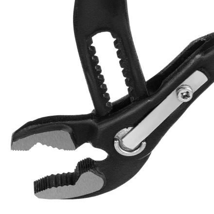 Клещи переставные 180 мм Matrix, кнопочный механизм, хром-ванадий, обливные рукоятки 17925 купить в Муравленко