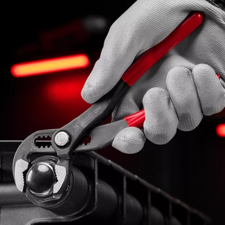 Клещи переставные 180 мм Matrix, кнопочный механизм, хром-ванадий, обливные рукоятки 17925 купить в Муравленко