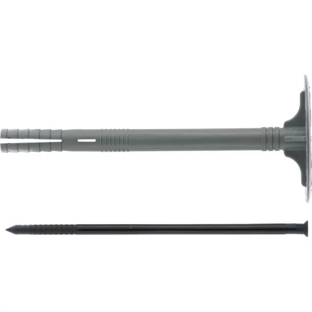 Дюбель Гриб для крепления утеплителя 80 мм 500 штук Сибртех артикул 46041 купить в Муравленко