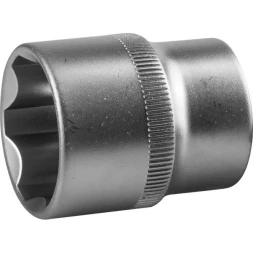 Торцовая головка ЗУБР &quot;МАСТЕР&quot; (1/2&quot;), Cr-V, SUPER LOCK, хроматированное покрытие, 24 мм 27725-24_z02