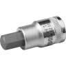 Торцовая бита-головка KRAFTOOL "INDUSTRIE QUALITAT", материал S2, HEX, сатинированная, 1/2", H12 27908-12_z01 купить в Муравленко