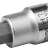 Торцовая бита-головка KRAFTOOL "INDUSTRIE QUALITAT", материал S2, HEX, сатинированная, 1/2", H12 27908-12_z01 купить в Муравленко
