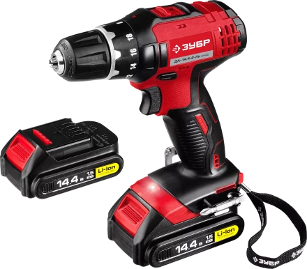 Дрель-шуруповерт 2 АКБ ДА-14.4-2-Ли КНМ2 серия МАСТЕР купить в Муравленко