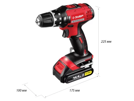 Дрель-шуруповерт 2 АКБ ДА-14.4-2-Ли КНМ2 серия МАСТЕР купить в Муравленко