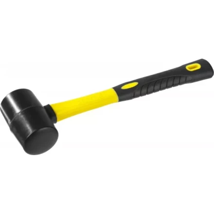 Киянка STAYER &quot;PROFESSIONAL&quot; резиновая ЧЕРНАЯ, с фиберглассовой ручкой 2054-40 купить в Муравленко