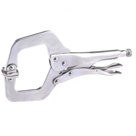 Зажим ручной увеличенный захват подвижные губки 270 мм Сибртех 18426 купить в Муравленко