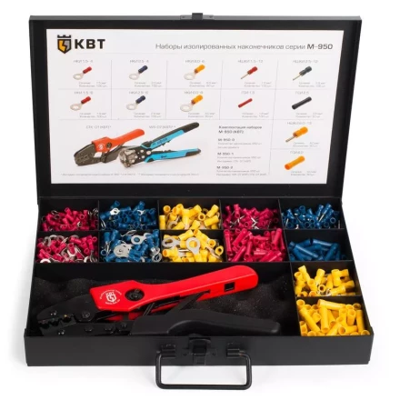 Набор изолированных наконечников М-950-1 КВТ купить в Муравленко