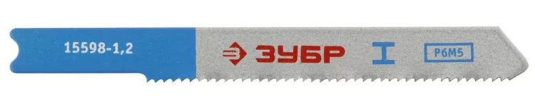Полотна ЗУБР "ЭКСПЕРТ", U118A,  для эл/лобзика, HSS, по металлу, US-хвост., шаг 1,2мм, 50мм, 3шт 15598-1.2 купить в Муравленко