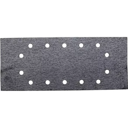Лист шлиф. универсал. URAGAN с покрытием стеарата цинка, 14 отверстий по кругу, для ПШМ, P60, 115х280мм, 50шт 907-23104-060-50 купить в Муравленко