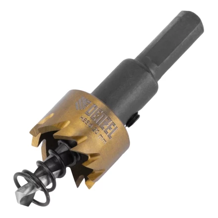 Коронка по металлу HSS, 20 мм, нитридтитановое покрытие Denzel 724101 купить в Муравленко