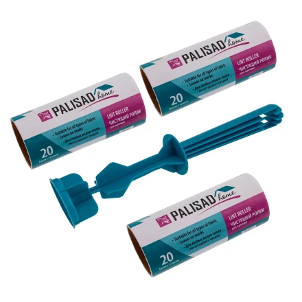 Набор: чистящий ролик для одежды с двумя сменными блоками, 20 слоев, Home Palisad 931055 купить в Муравленко