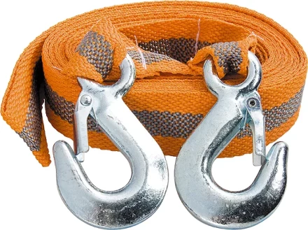 Трос буксировочный 5 тонн 2 крюка пакет STELS Россия 54375 купить в Муравленко