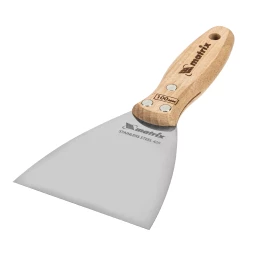 Шпательная лопатка из нержавеющей стали, 100 мм, буковая рукоятка, EFP Matrix 85617