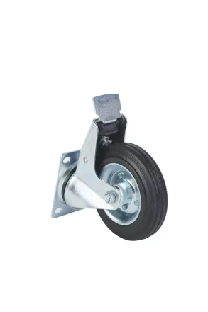 Колесо поворотное усиленное резина SRCB 63 160 мм с тормозом 1027197 купить в Муравленко