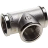 Тройник GENERAL FITTINGS никелированная латунь, г/г/г, 3/4" 51052-3/4 купить в Муравленко