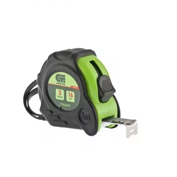 Рулетка Графит, обрезиненный корпус, амортизатор, 3 м х 16 мм  СИБРТЕХ 32530 купить в Муравленко