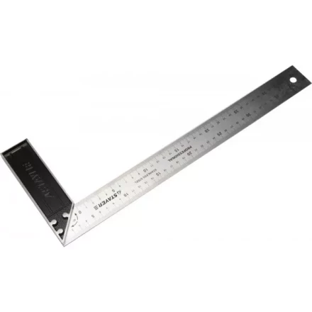 Угольник STAYER &quot;PROFI&quot; столярный, гравированная шкала, нержавеющее полотно 37мм, 400мм 3431-40_z01 купить в Муравленко