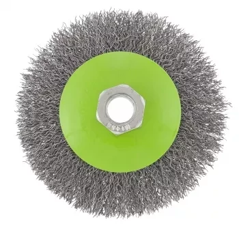 Щетка для УШМ 100 мм М14 &quot;тарелка&quot; витая проволока СИБРТЕХ 746087 купить в Муравленко