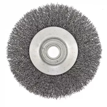 Щетка для УШМ 100 мм М14 &quot;тарелка&quot; витая проволока СИБРТЕХ 746087 купить в Муравленко