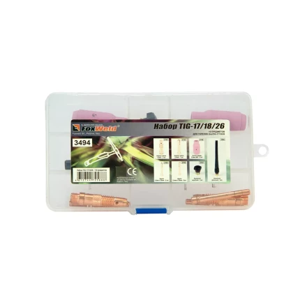 Набор комплектующих TIG17/18/26 FoxWeld купить в Муравленко