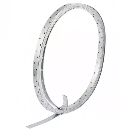 Лента перфорированная монтажная 2 мм LM 2см х 10м отверстие 4,5–5 мм цинк Россия Сибртех 46579 купить в Муравленко