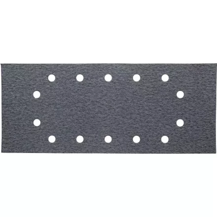 Лист шлиф. универсал. URAGAN с покрытием стеарата цинка, 14 отверстий по кругу, для ПШМ, P80, 115х280мм, 50шт 907-23104-080-50 купить в Муравленко