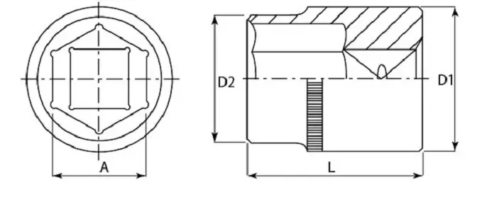 Головка торцевая 3/8"DR 19 мм  S04H3119 Jonnesway 48020 купить в Муравленко