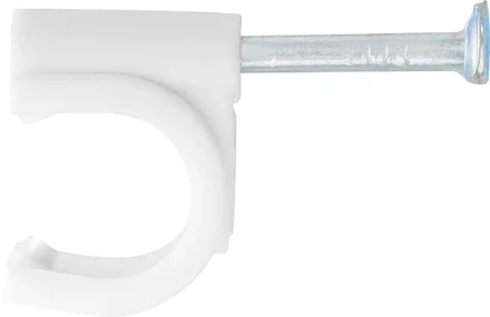 Скобы электроустановочные 9 мм круглый профиль 40 шт  СИБРТЕХ 47520 купить в Муравленко