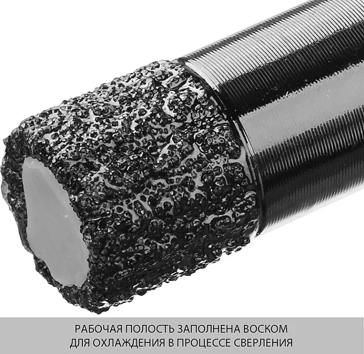 Коронка алмазная универсальная, технология ВВС, d=8 мм, посадка М14, ЗУБР Профессионал 29865-08-М14 29865-08-M14 купить в Муравленко