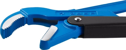 Ключ трубный рычажный ЗУБР &quot;ПРОФЕССИОНАЛ&quot;, изогнутые губки, цельнокованый, Сr-V, № 3,  2&quot; 27337-3_z01 купить в Муравленко