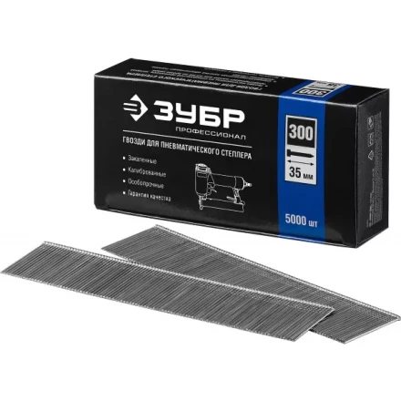 Гвозди тип 300, 35 мм, особотвердые, ЗУБР &quot;ПРОФЕССИОНАЛ&quot; 31830-35, 5000 шт 31830-35 купить в Муравленко