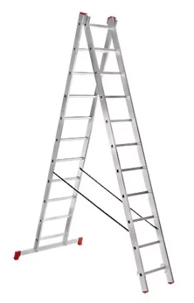 Лестница 2-х секционная алюминиевая 2*11 1013299 купить в Муравленко