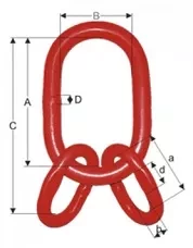 Строп цепной четырехветвевой 4СЦ 4.25 т L=2 м 8 кл купить в Муравленко