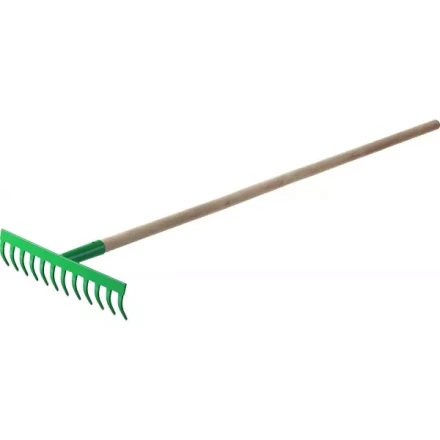 Грабли РОСТОК садовые с черенком, 12 прямых зубцов 421901-12 купить в Муравленко